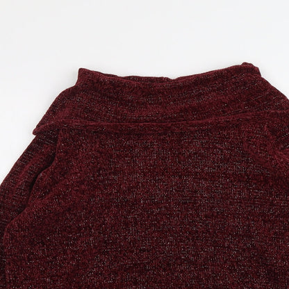 Womens UK Size L Anna Rose Red Pullover Jumper