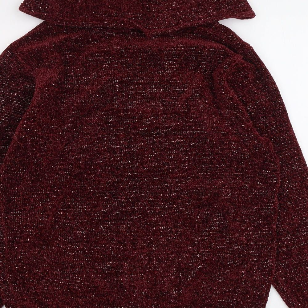 Womens UK Size L Anna Rose Red Pullover Jumper