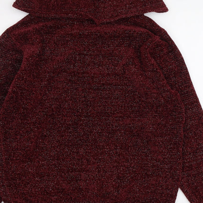 Womens UK Size L Anna Rose Red Pullover Jumper