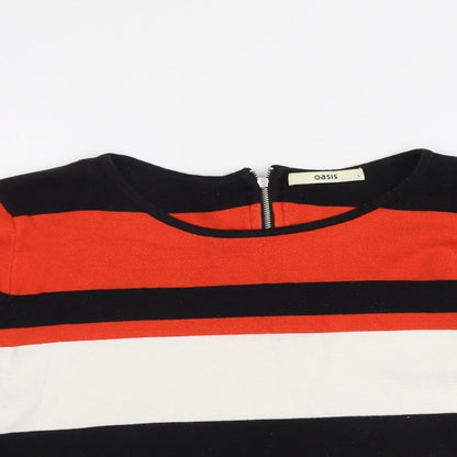 Womens UK Size L Oasis Multicoloured Pullover Jumper