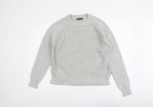 Womens UK Size M Marks and Spencer Grey Pullover Jumper