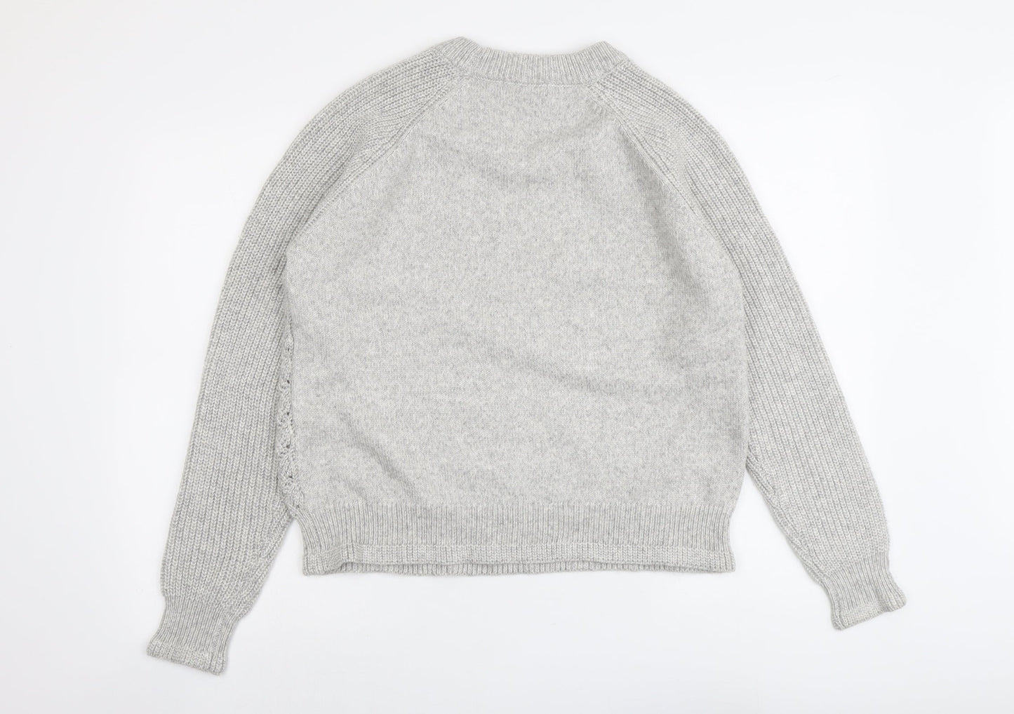 Womens UK Size M Marks and Spencer Grey Pullover Jumper