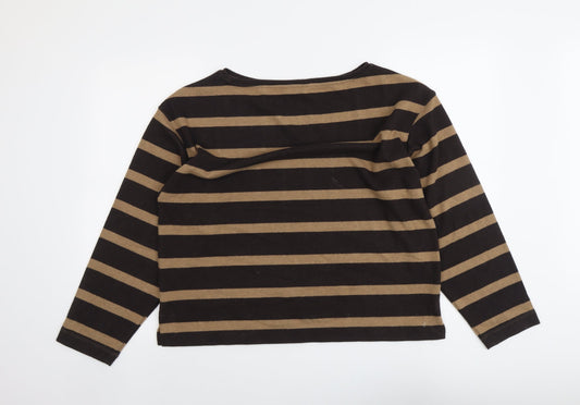 Womens UK Size 14 Marks and Spencer Brown Pullover Jumper