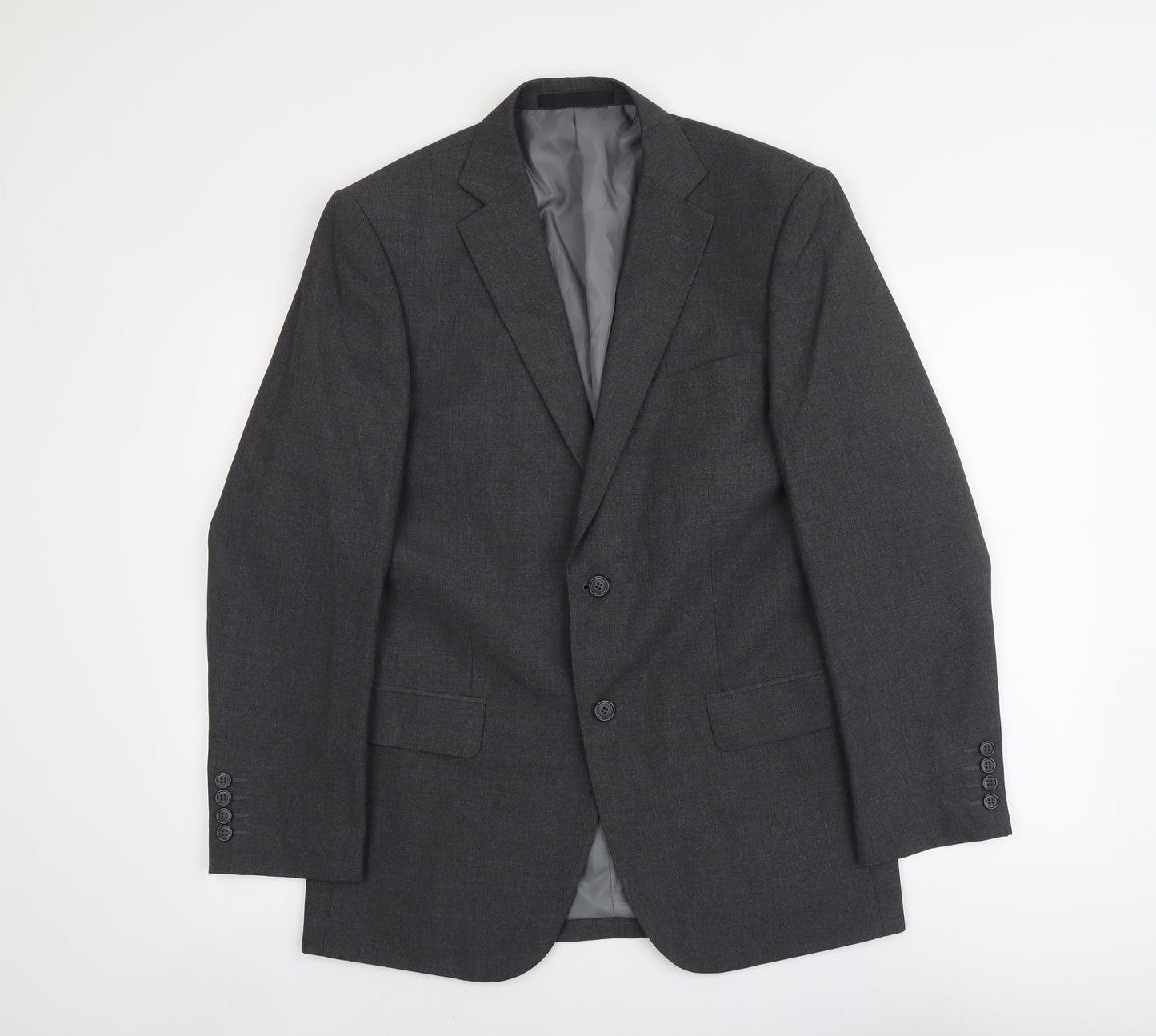 Mens UK Size 38 Marks and Spencer Regular Grey Suit Jacket