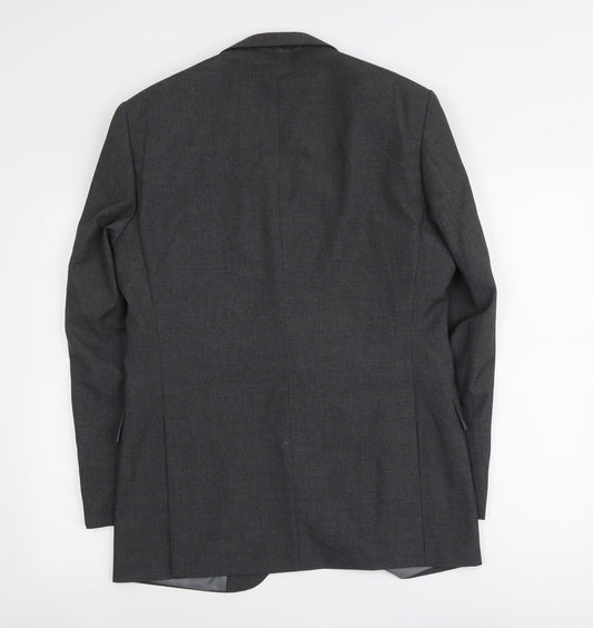 Mens UK Size 38 Marks and Spencer Regular Grey Suit Jacket