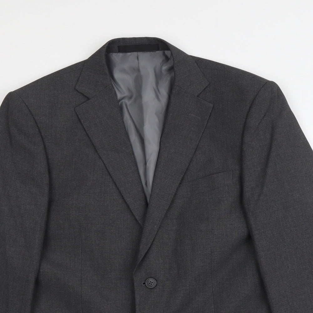 Mens UK Size 38 Marks and Spencer Regular Grey Suit Jacket