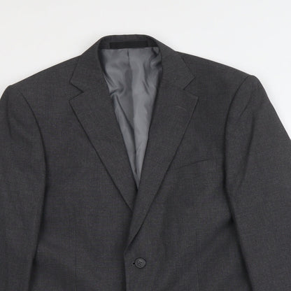 Mens UK Size 38 Marks and Spencer Regular Grey Suit Jacket