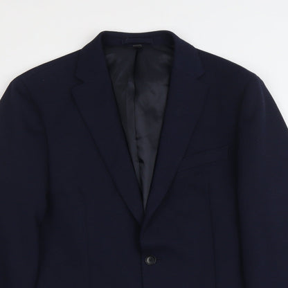 Mens UK Size 40 Marks and Spencer Regular Blue Suit Jacket