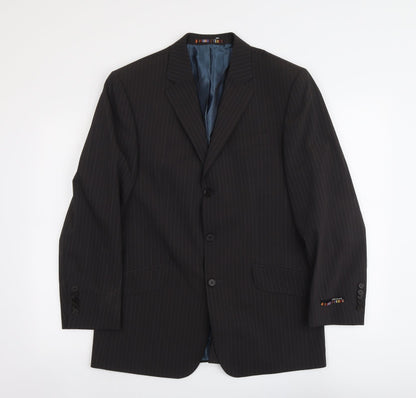 Mens UK Size 38 River Island Regular Grey Suit Jacket