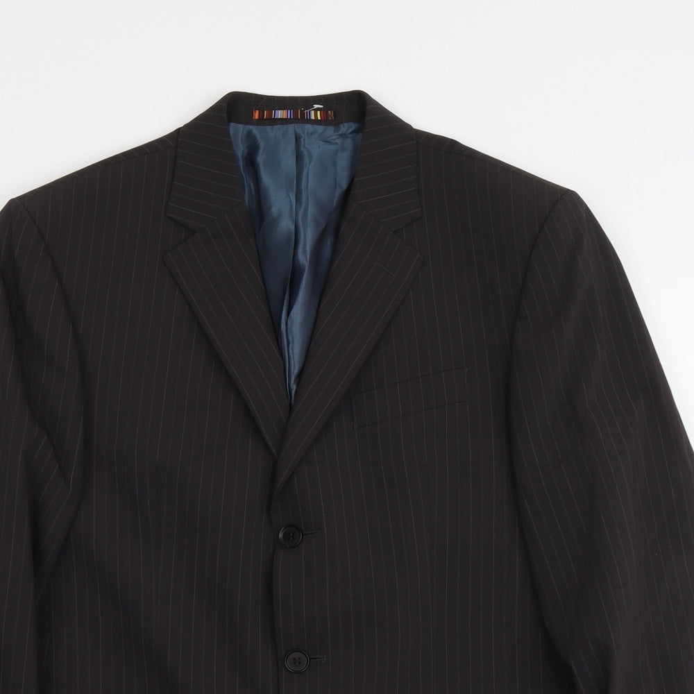 Mens UK Size 38 River Island Regular Grey Suit Jacket