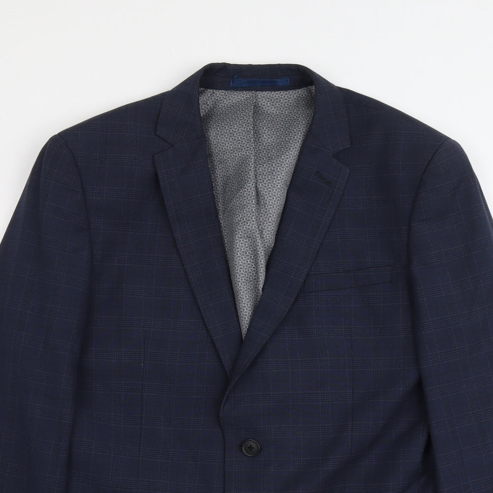 Mens UK Size 38 NEXT Regular Blue Suit Jacket
