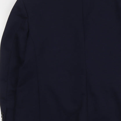 Mens UK Size 42 Marks and Spencer Regular Blue Suit Jacket