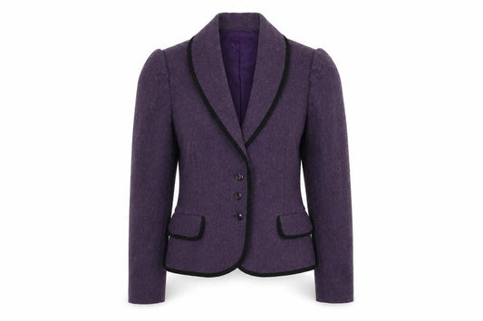 Womens UK Size 8 Country Casuals Regular Purple Blazer