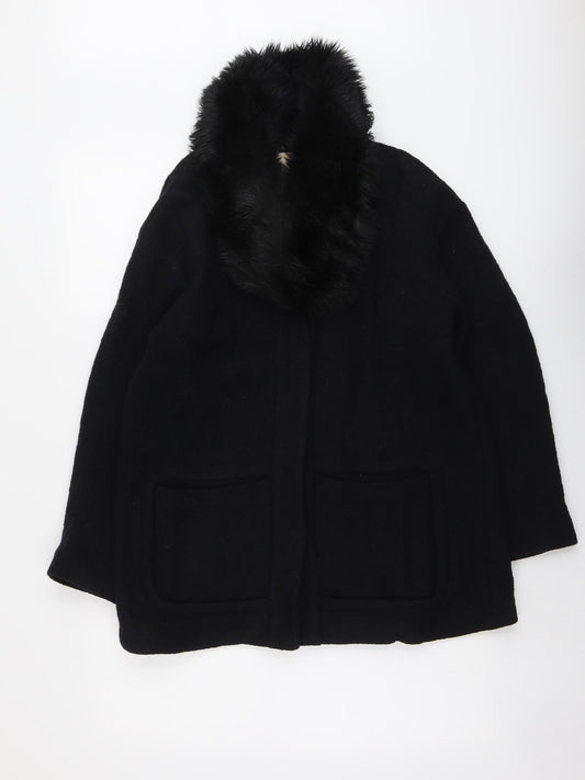 Womens UK Size 8 H&M Black Jacket