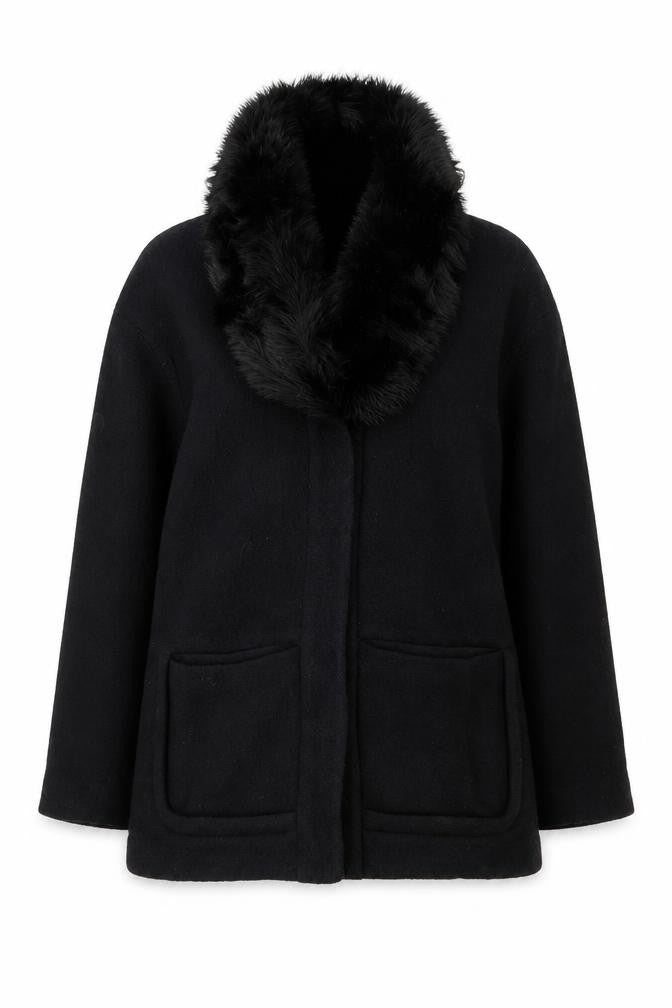 Womens UK Size 8 H&M Black Jacket