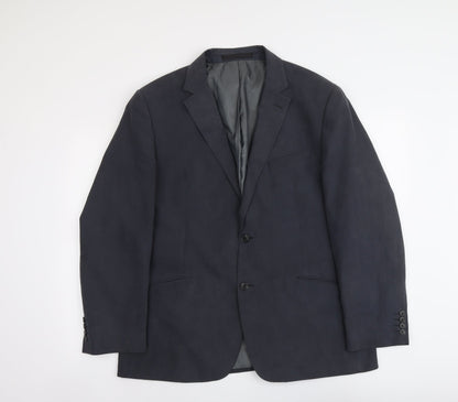 Mens UK Size 44 Marks and Spencer Regular Blue Suit Jacket