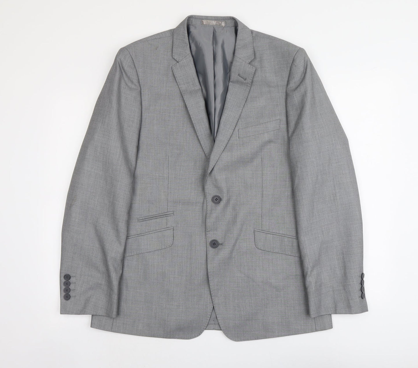 Mens UK Size 40 Butler And Webb Regular Grey Suit Jacket