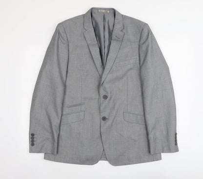 Mens UK Size 40 Butler And Webb Regular Grey Suit Jacket