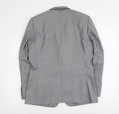 Mens UK Size 40 Butler And Webb Regular Grey Suit Jacket