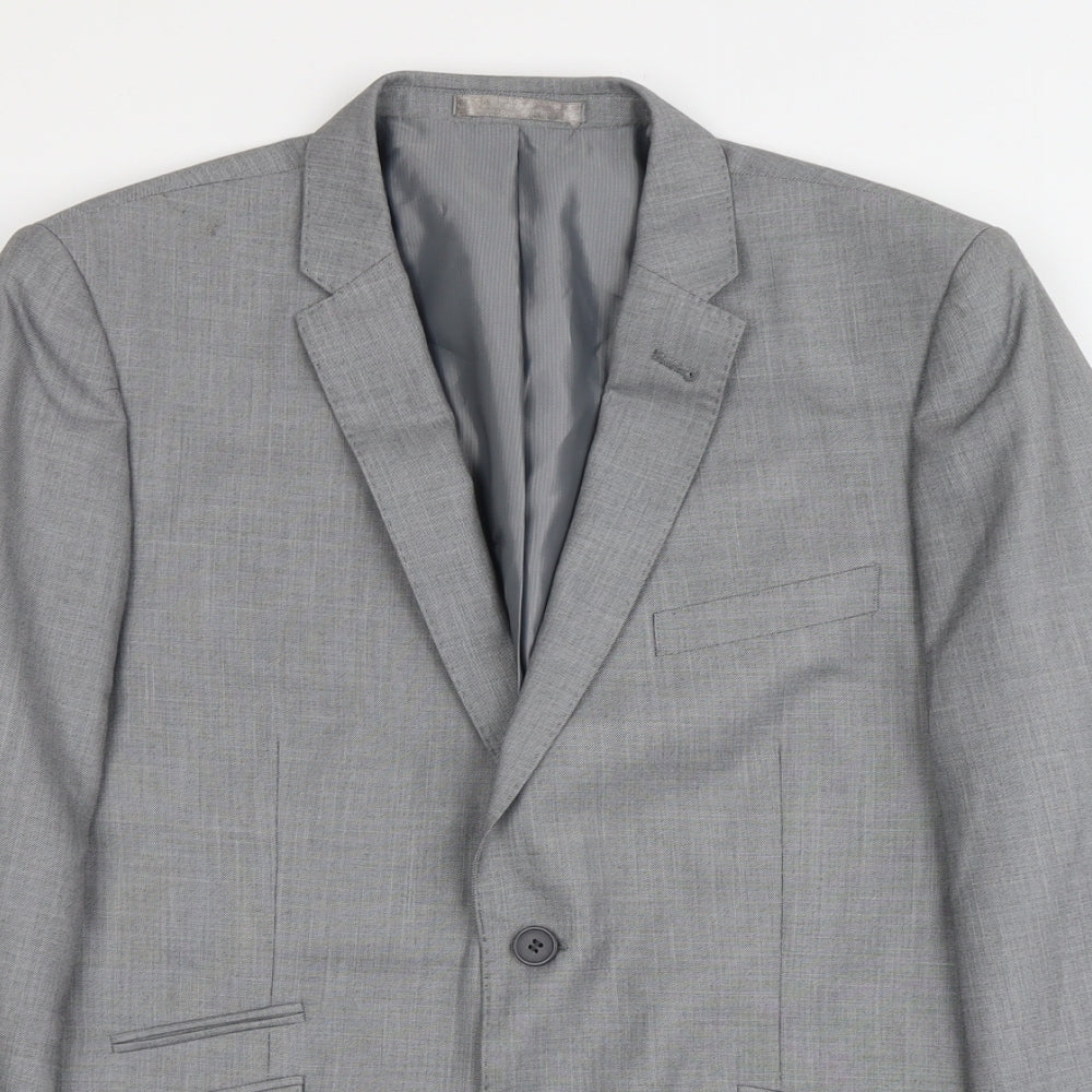Mens UK Size 40 Butler And Webb Regular Grey Suit Jacket