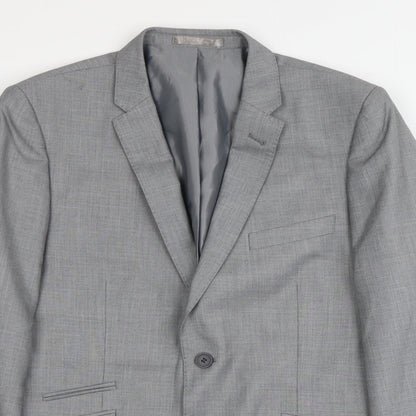 Mens UK Size 40 Butler And Webb Regular Grey Suit Jacket