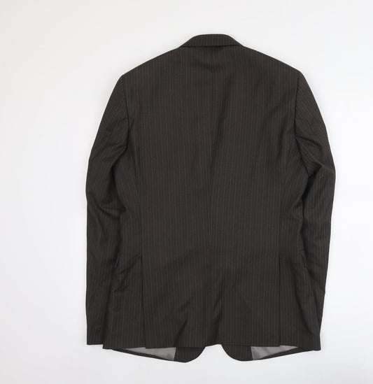 Mens UK Size 38 Topman Regular Grey Suit Jacket
