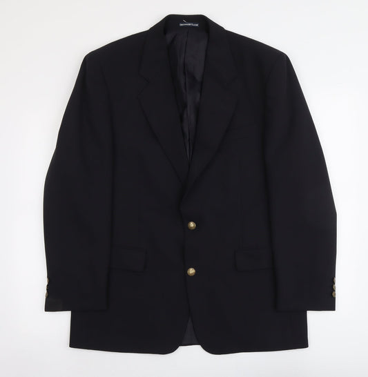 Mens UK Size L Greenwoods Regular Black Suit Jacket