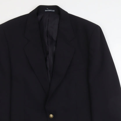 Mens UK Size L Greenwoods Regular Black Suit Jacket