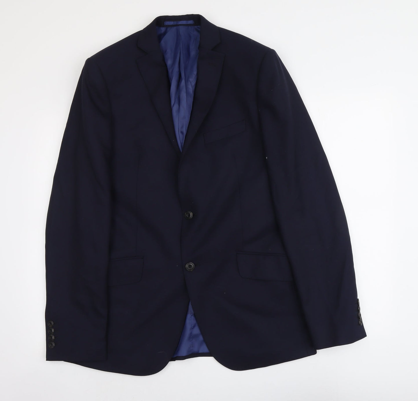 Mens UK Size L Marks and Spencer Regular Blue Suit Jacket