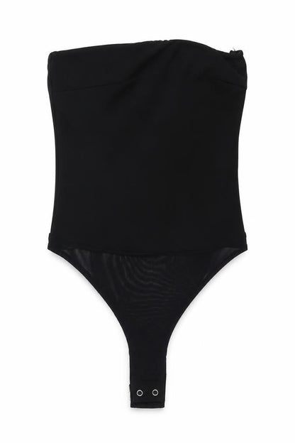 Womens UK Size 6 NAANAA One-Piece Black Bodysuit