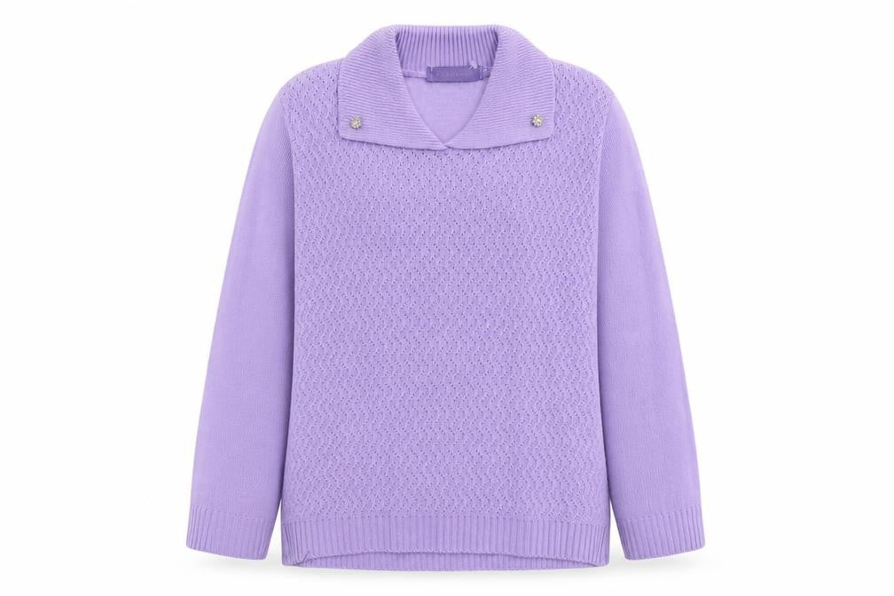 Womens UK Size S Autonomy Purple Pullover Jumper