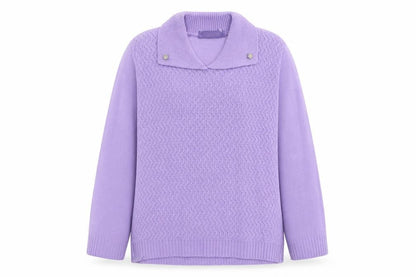 Womens UK Size S Autonomy Purple Pullover Jumper