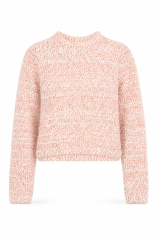 Forever 21 Womens Pink Round Neck Acrylic Pullover Jumper Size S
