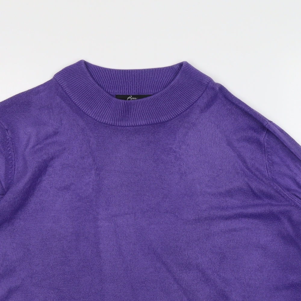 Womens UK Size L Bonmarché Purple Pullover Jumper