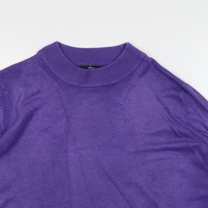 Womens UK Size L Bonmarché Purple Pullover Jumper