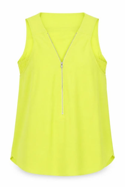 Womens UK Size 8 Warehouse Green Basic Tank