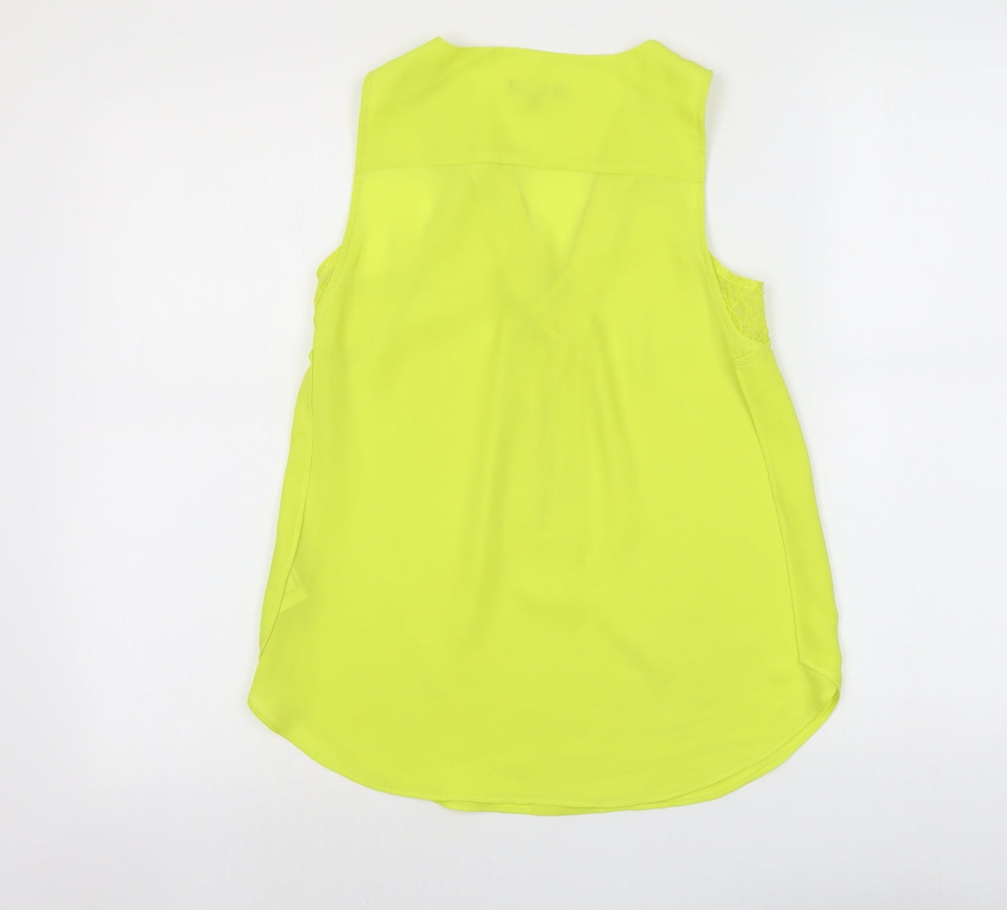 Womens UK Size 8 Warehouse Green Basic Tank