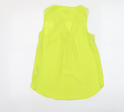 Womens UK Size 8 Warehouse Green Basic Tank
