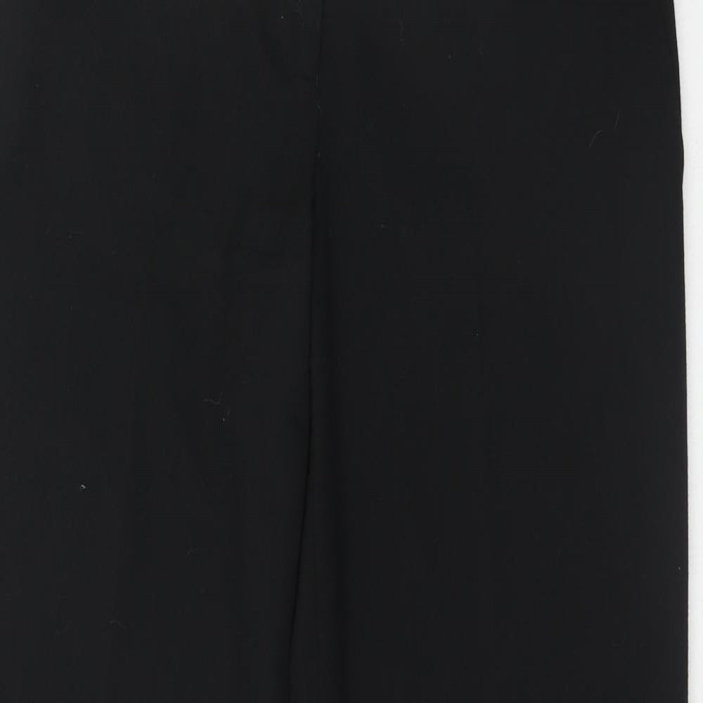 Womens UK Size 12 NEXT Regular Fit Dress Pants Black Trousers