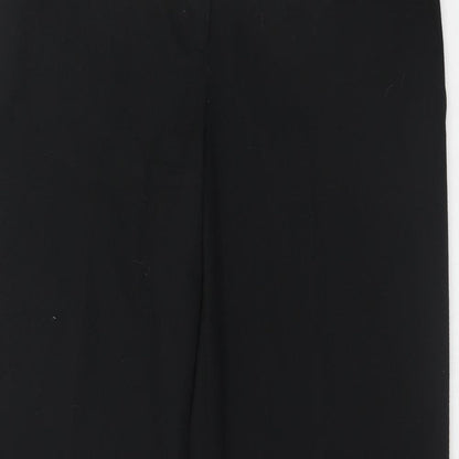 Womens UK Size 12 NEXT Regular Fit Dress Pants Black Trousers