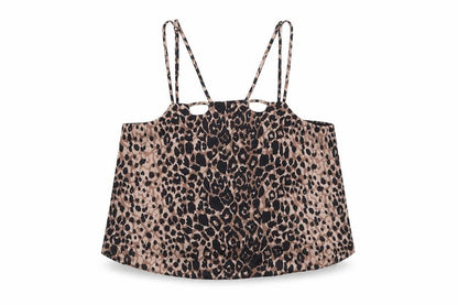 Womens UK Size 8 Topshop Brown Basic Tank