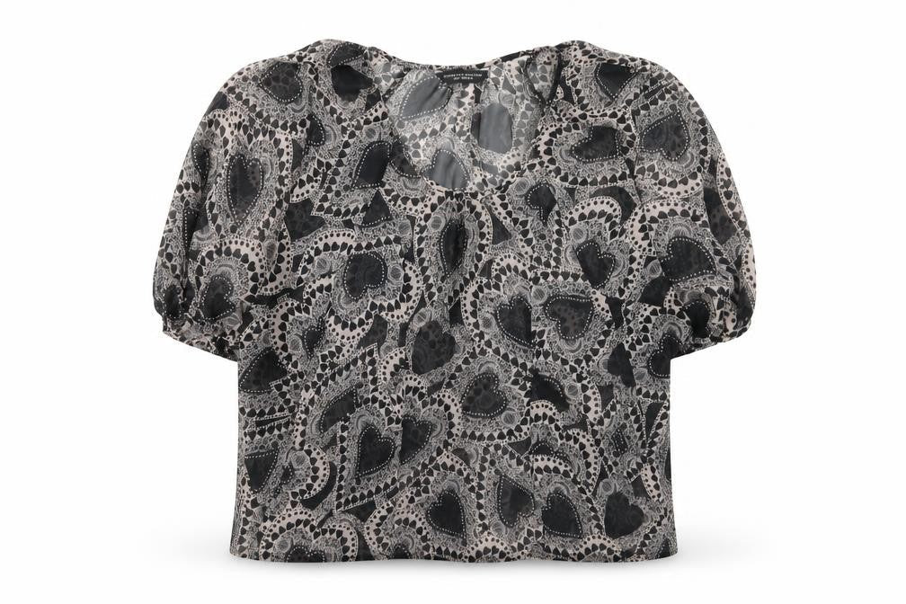 Womens UK Size 10 Dorothy Perkins Black Basic Blouse