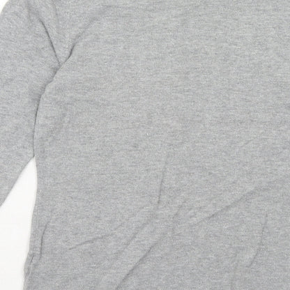 Womens UK Size 8 NEXT Grey Basic Blouse