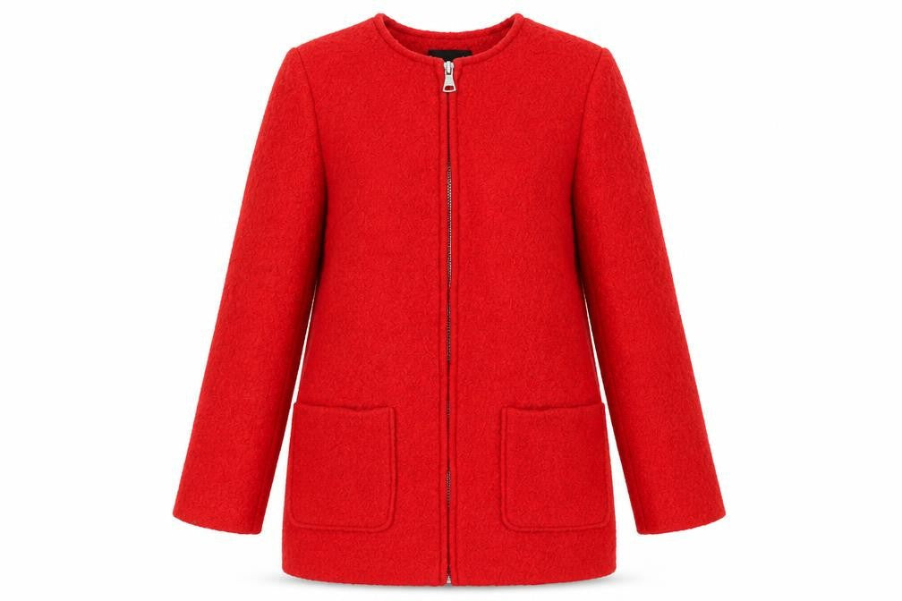 Womens UK Size 10 New Look Red Jacket