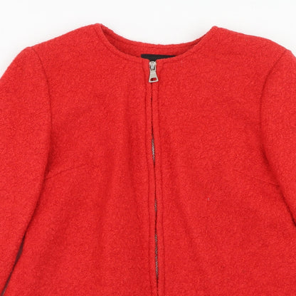 Womens UK Size 10 New Look Red Jacket