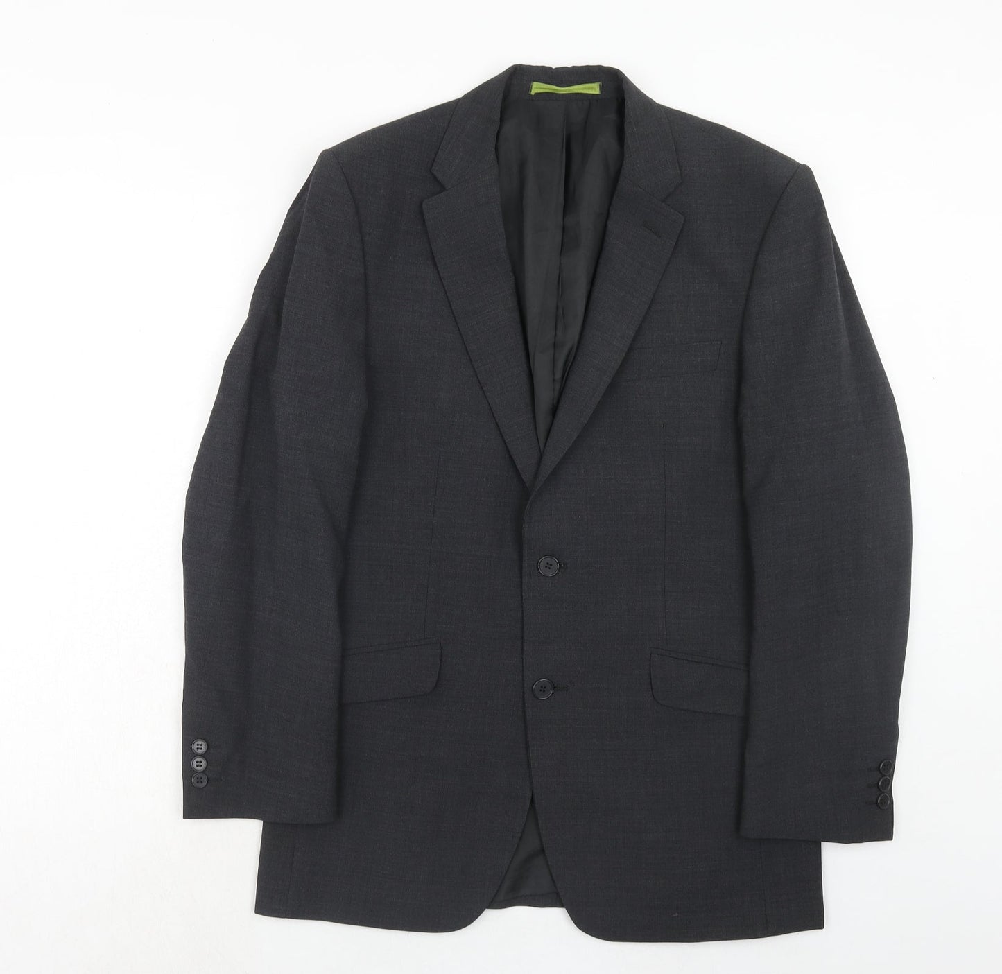 Mens UK Size 38 Burton Regular Grey Suit Jacket