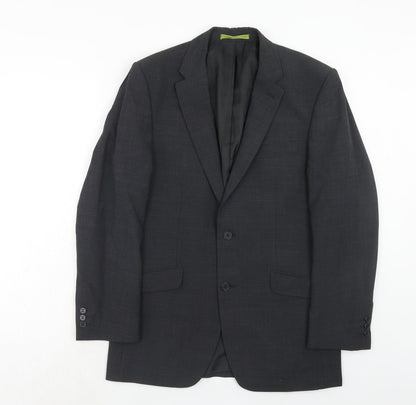 Mens UK Size 38 Burton Regular Grey Suit Jacket