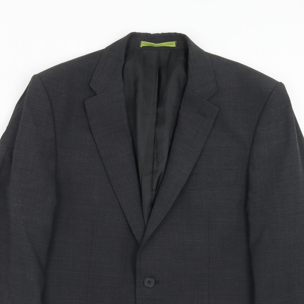 Mens UK Size 38 Burton Regular Grey Suit Jacket