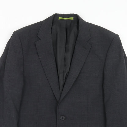 Mens UK Size 38 Burton Regular Grey Suit Jacket