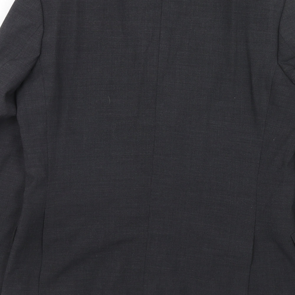 Mens UK Size 38 Burton Regular Grey Suit Jacket